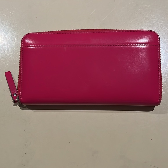♠️Kate Spade Large Zip Continental Wallet Deep Pink - Picture 3 of 16